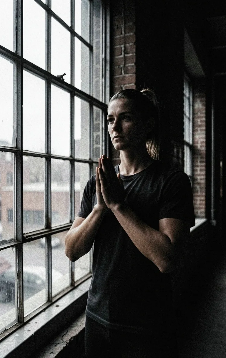 Industrial yoga practice in London